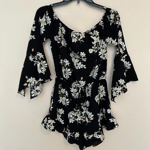 Off the shoulder romper